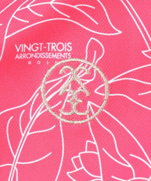 23区GOLF / ニジュウサンンクゴルフ ポロシャツ | 【WOMEN】遮熱エイトムーブ リーフポロシャツ | 詳細9