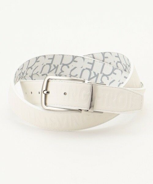 23区GOLF / ニジュウサンンクゴルフ ベルト・サスペンダー | 【MEN】リバーシブルロゴベルト | 詳細1