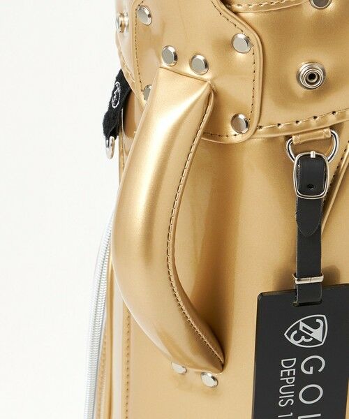 23区GOLF / ニジュウサンンクゴルフ スポーツグッズ | 【UNISEX】エレガントエナメルキャディバッグ　キャスター付きで移動もラクチン | 詳細7