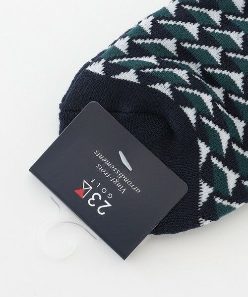 23区GOLF / ニジュウサンンクゴルフ ソックス | 【MEN】フラッグアンクルソックス | 詳細2