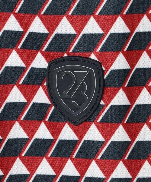 23区GOLF / ニジュウサンンクゴルフ ポロシャツ | 【MEN】フラッグ総柄ポロシャツ | 詳細4