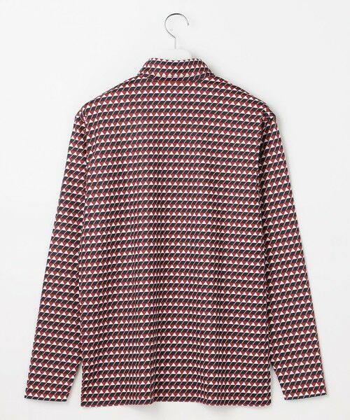 23区GOLF / ニジュウサンンクゴルフ ポロシャツ | 【MEN】フラッグ総柄長袖ポロシャツ | 詳細3