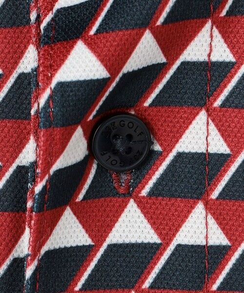 23区GOLF / ニジュウサンンクゴルフ ポロシャツ | 【MEN】フラッグ総柄長袖ポロシャツ | 詳細6