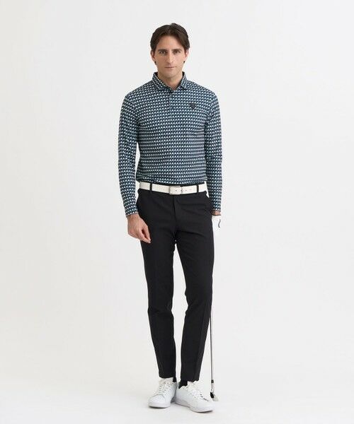 23区GOLF / ニジュウサンンクゴルフ ポロシャツ | 【MEN】フラッグ総柄長袖ポロシャツ | 詳細11