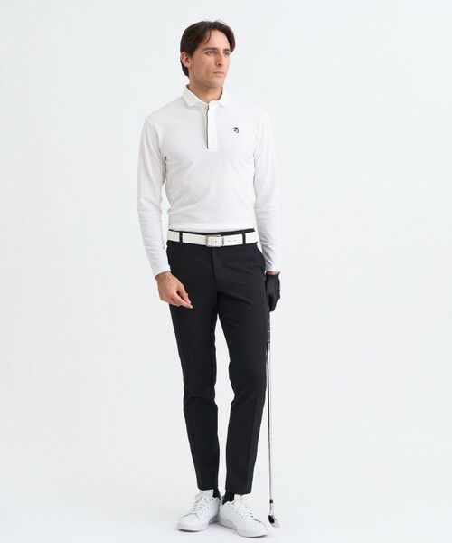 23区GOLF / ニジュウサンンクゴルフ ポロシャツ | 【MEN】エイトムーブカノコ長袖ポロシャツ | 詳細1
