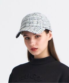 23区GOLF / ニジュウサンンクゴルフ キャップ | 【WOMEN】ツイードキャップ スタイリングが華やかに モノトーンコーデ