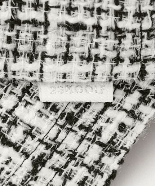 23区GOLF / ニジュウサンンクゴルフ キャップ | 【WOMEN】ツイードキャップ スタイリングが華やかに モノトーンコーデ | 詳細6