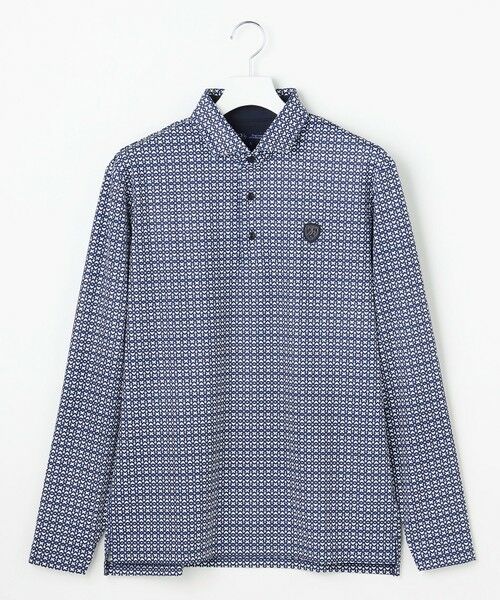 23区GOLF / ニジュウサンンクゴルフ ポロシャツ | 【MEN】モノグラム総柄長袖ポロシャツ | 詳細12