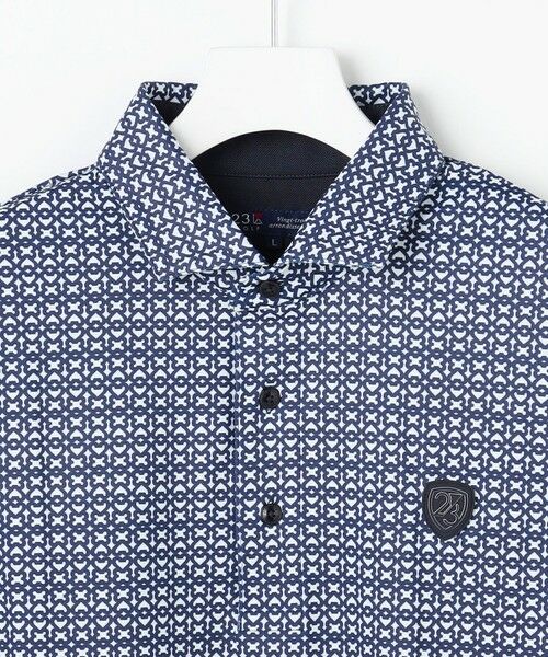 23区GOLF / ニジュウサンンクゴルフ ポロシャツ | 【MEN】モノグラム総柄長袖ポロシャツ | 詳細5