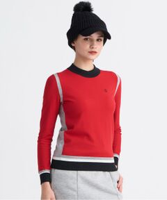23区GOLF / ニジュウサンンクゴルフ ニット・セーター | 【WOMEN】カラーブロックセーター