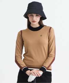 23区GOLF / ニジュウサンンクゴルフ ニット・セーター | 【WOMEN】カラーブロックセーター