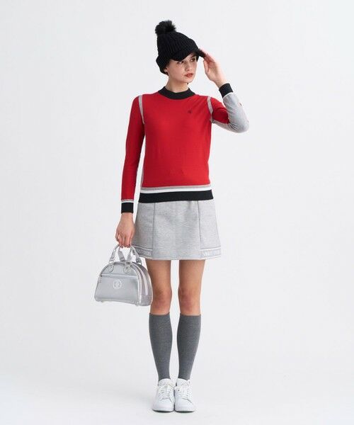 23区GOLF / ニジュウサンンクゴルフ ニット・セーター | 【WOMEN】カラーブロックセーター | 詳細1