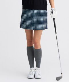 23区GOLF / ニジュウサンンクゴルフ ミニ・ひざ丈スカート | 【WOMEN】フラッグ総柄プリントストレッチスカート