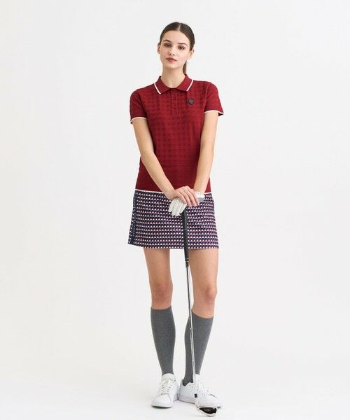 23区GOLF / ニジュウサンンクゴルフ ミニ・ひざ丈スカート | 【WOMEN】フラッグ総柄プリントストレッチスカート | 詳細2