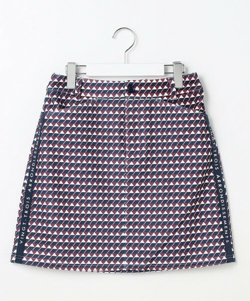 23区GOLF / ニジュウサンンクゴルフ ミニ・ひざ丈スカート | 【WOMEN】フラッグ総柄プリントストレッチスカート | 詳細4