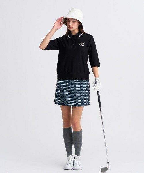 23区GOLF / ニジュウサンンクゴルフ ミニ・ひざ丈スカート | 【WOMEN】フラッグ総柄プリントストレッチスカート | 詳細15