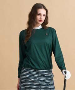 23区GOLF / ニジュウサンンクゴルフ スウェット | 【WOMEN】エアリージャージストレッチプルオーバー フェイクレイヤード