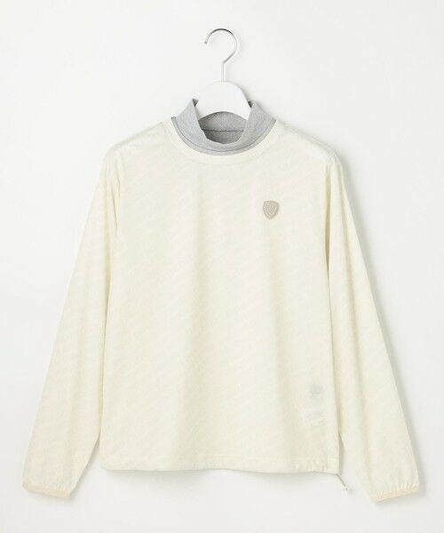 23区GOLF / ニジュウサンンクゴルフ スウェット | 【WOMEN】エアリージャージストレッチプルオーバー フェイクレイヤード | 詳細2