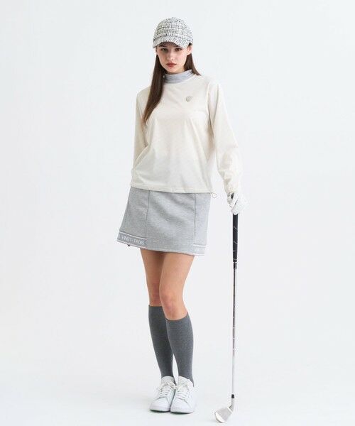 23区GOLF / ニジュウサンンクゴルフ スウェット | 【WOMEN】エアリージャージストレッチプルオーバー フェイクレイヤード | 詳細1