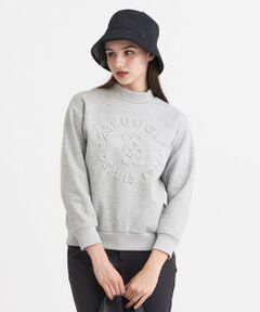 23区GOLF / ニジュウサンンクゴルフ スウェット | 【WOMEN】エンボスロゴダンボールモックネック