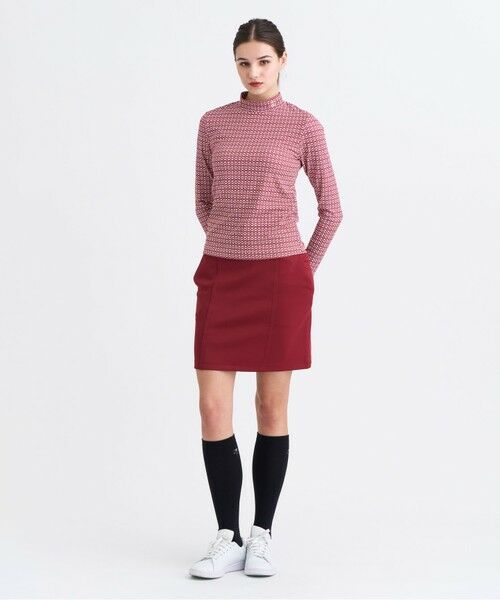 23区GOLF / ニジュウサンンクゴルフ スウェット | 【WOMEN】モノグラムプリントモックネック | 詳細2