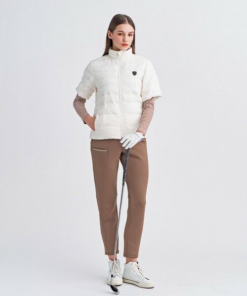 23区GOLF / ニジュウサンンクゴルフ スウェット | 【WOMEN】モノグラムプリントモックネック | 詳細6