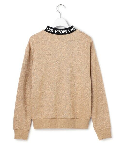 23区GOLF / ニジュウサンンクゴルフ スウェット | 【WOMEN】ラメスウェットモックネック ダブルニット 裏毛素材 | 詳細7