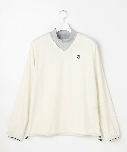 23区GOLF / ニジュウサンンクゴルフ スウェット | 【MEN】エアリージャージストレッチプルオーバー フェイクレイヤード | 詳細2