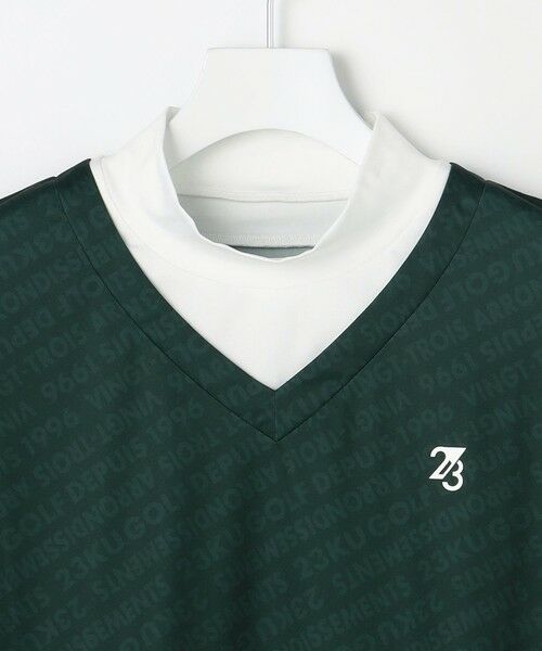23区GOLF / ニジュウサンンクゴルフ スウェット | 【MEN】エアリージャージストレッチプルオーバー フェイクレイヤード | 詳細8