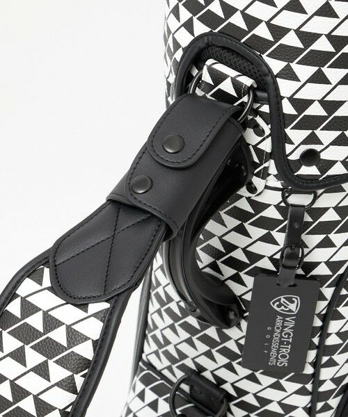 23区GOLF / ニジュウサンンクゴルフ スポーツグッズ | 【UNISEX】フラッグ総柄キャディバッグ　他と被らないデザイン | 詳細10