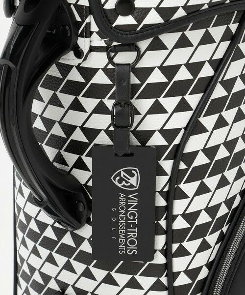 23区GOLF / ニジュウサンンクゴルフ スポーツグッズ | 【UNISEX】フラッグ総柄キャディバッグ　他と被らないデザイン | 詳細12