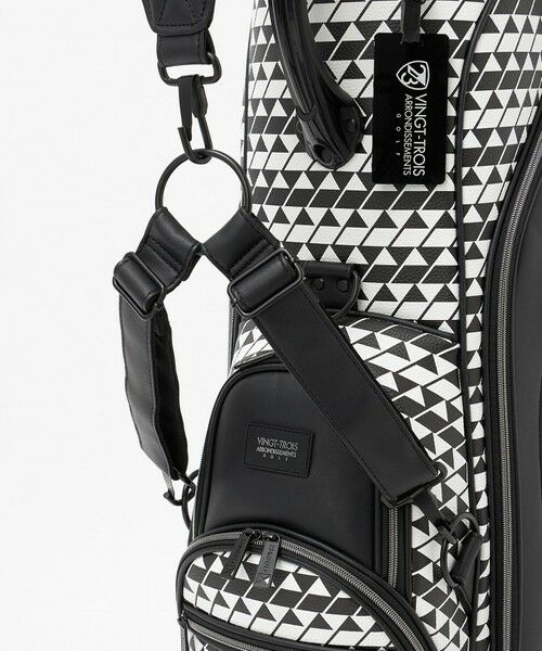 23区GOLF / ニジュウサンンクゴルフ スポーツグッズ | 【UNISEX】フラッグ総柄キャディバッグ　他と被らないデザイン | 詳細14