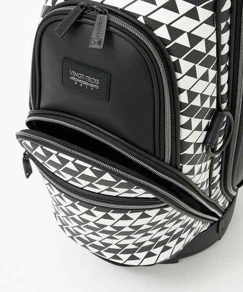 23区GOLF / ニジュウサンンクゴルフ スポーツグッズ | 【UNISEX】フラッグ総柄キャディバッグ　他と被らないデザイン | 詳細19