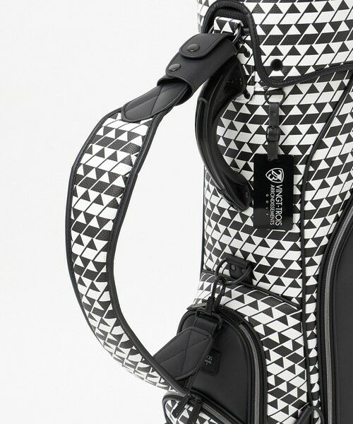 23区GOLF / ニジュウサンンクゴルフ スポーツグッズ | 【UNISEX】フラッグ総柄キャディバッグ　他と被らないデザイン | 詳細29