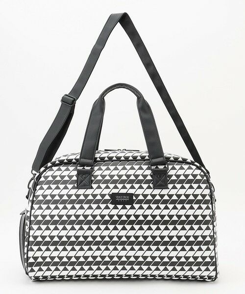 23区GOLF / ニジュウサンンクゴルフ ボストンバッグ | 【UNISEX】フラッグ総柄ボストンバッグ　シューズ収納付きの大容量　ショルダー持ちも可能 | 詳細11