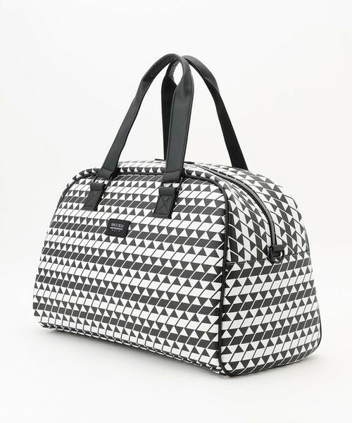 23区GOLF / ニジュウサンンクゴルフ ボストンバッグ | 【UNISEX】フラッグ総柄ボストンバッグ　シューズ収納付きの大容量　ショルダー持ちも可能 | 詳細4