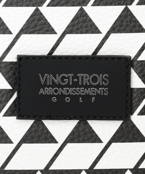 23区GOLF / ニジュウサンンクゴルフ ボストンバッグ | 【UNISEX】フラッグ総柄ボストンバッグ　シューズ収納付きの大容量　ショルダー持ちも可能 | 詳細6