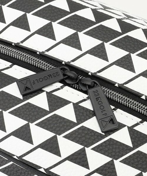 23区GOLF / ニジュウサンンクゴルフ ボストンバッグ | 【UNISEX】フラッグ総柄ボストンバッグ　シューズ収納付きの大容量　ショルダー持ちも可能 | 詳細7