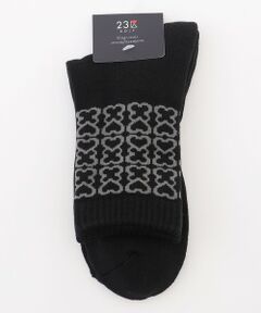 23区GOLF / ニジュウサンンクゴルフ ソックス | 【MEN】モノグラムレギュラーソックス 18cm