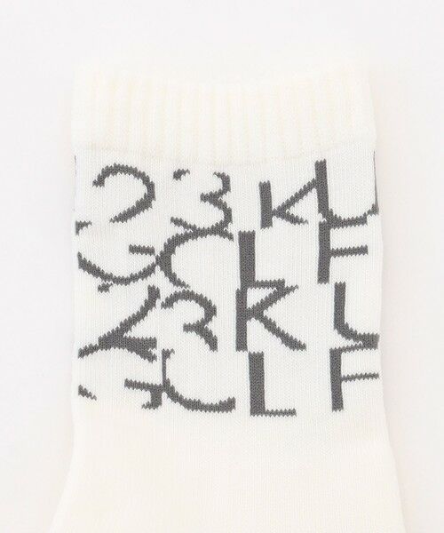23区GOLF / ニジュウサンンクゴルフ ソックス | 【MEN】ロゴレギュラーソックス 18cm | 詳細1
