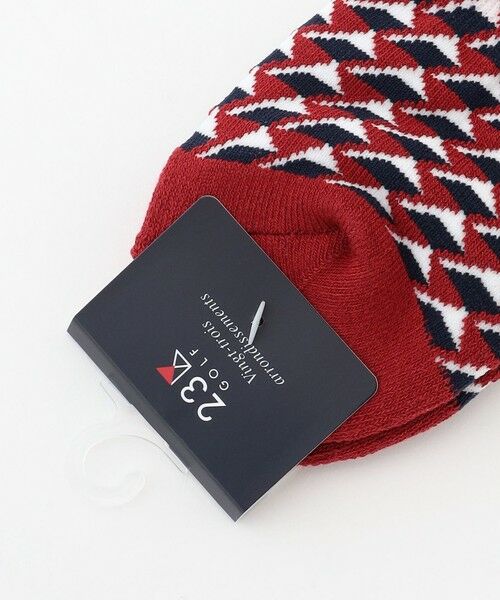 23区GOLF / ニジュウサンンクゴルフ ソックス | 【WOMEN】フラッグアンクルソックス | 詳細1