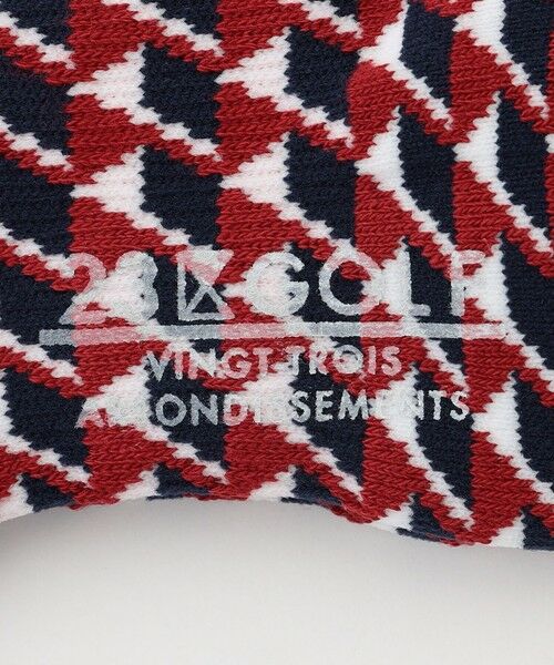 23区GOLF / ニジュウサンンクゴルフ ソックス | 【WOMEN】フラッグアンクルソックス | 詳細4