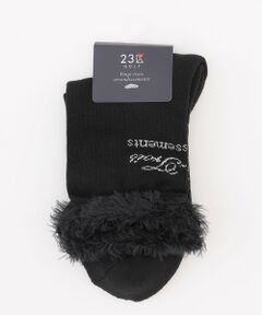 23区GOLF / ニジュウサンンクゴルフ ソックス | 【WOMEN】ふわもこボアニットソックス 18cm