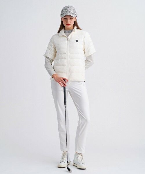 23区GOLF / ニジュウサンンクゴルフ その他アウター | 【WOMEN】半袖パディングブルゾン | 詳細1