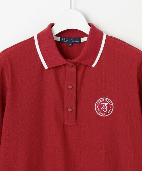 23区GOLF / ニジュウサンンクゴルフ ポロシャツ | 【WOMEN】AIR TOOL七分袖ポロシャツ | 詳細4