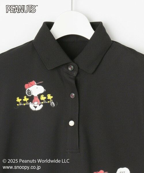 23区GOLF / ニジュウサンンクゴルフ ポロシャツ | 【WOMEN】『PEANUTS』コラボプリントポロ | 詳細1