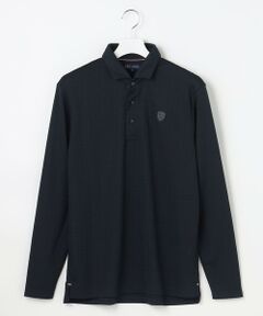 23区GOLF / ニジュウサンンクゴルフ ポロシャツ | 【MEN】モノグラムジャガード長袖ポロシャツ