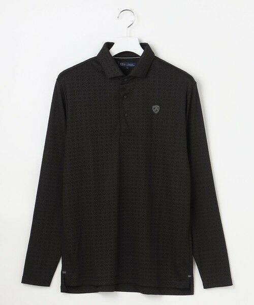 23区GOLF / ニジュウサンンクゴルフ ポロシャツ | 【MEN】モノグラムジャガード長袖ポロシャツ | 詳細4