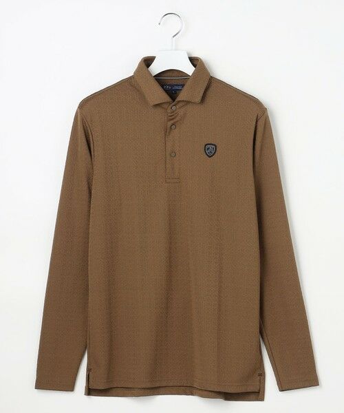 23区GOLF / ニジュウサンンクゴルフ ポロシャツ | 【MEN】モノグラムジャガード長袖ポロシャツ | 詳細6