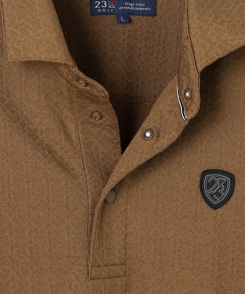 23区GOLF / ニジュウサンンクゴルフ ポロシャツ | 【MEN】モノグラムジャガード長袖ポロシャツ | 詳細11
